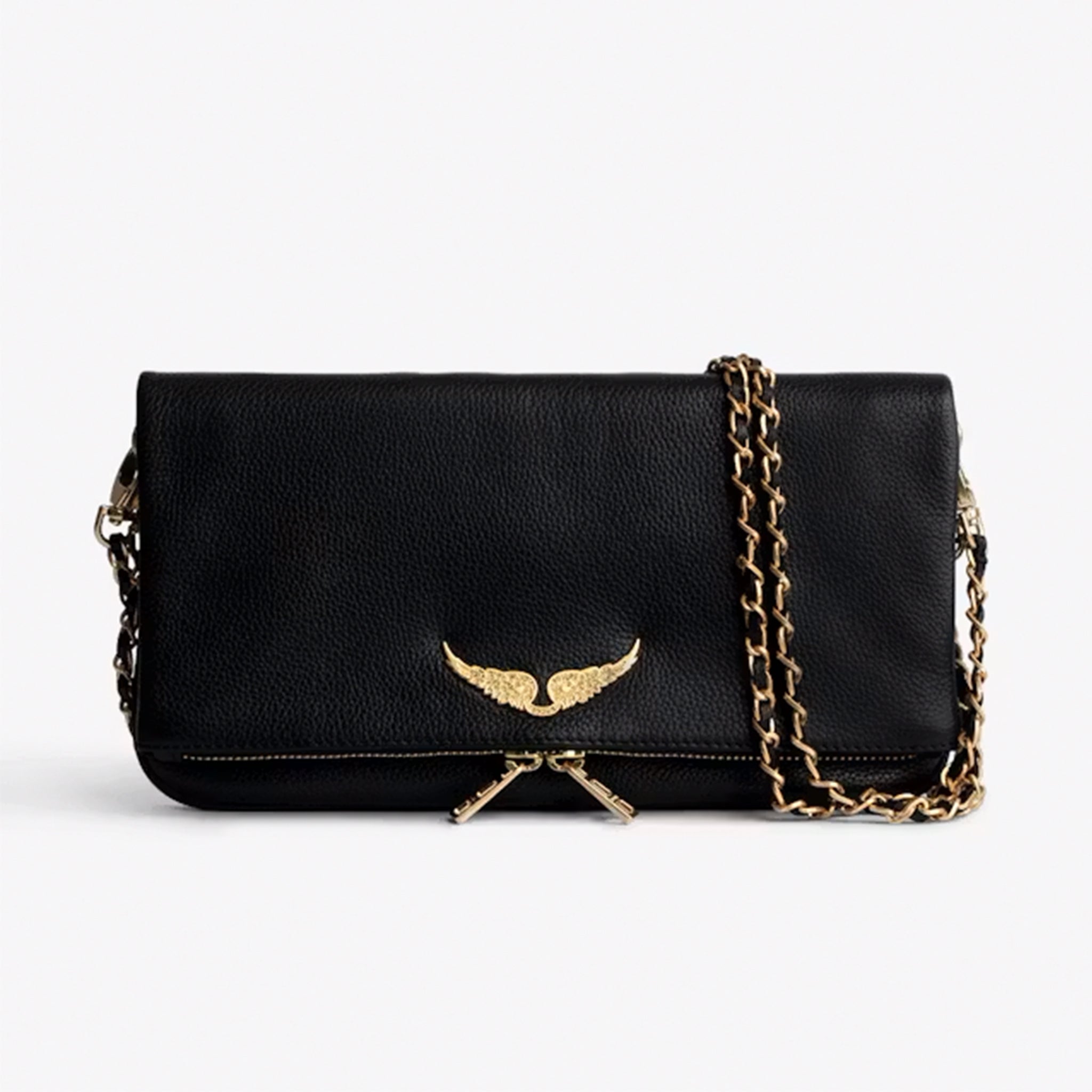 ZADIG & VOLTAIRE | Rock Clutch | Noir Gold