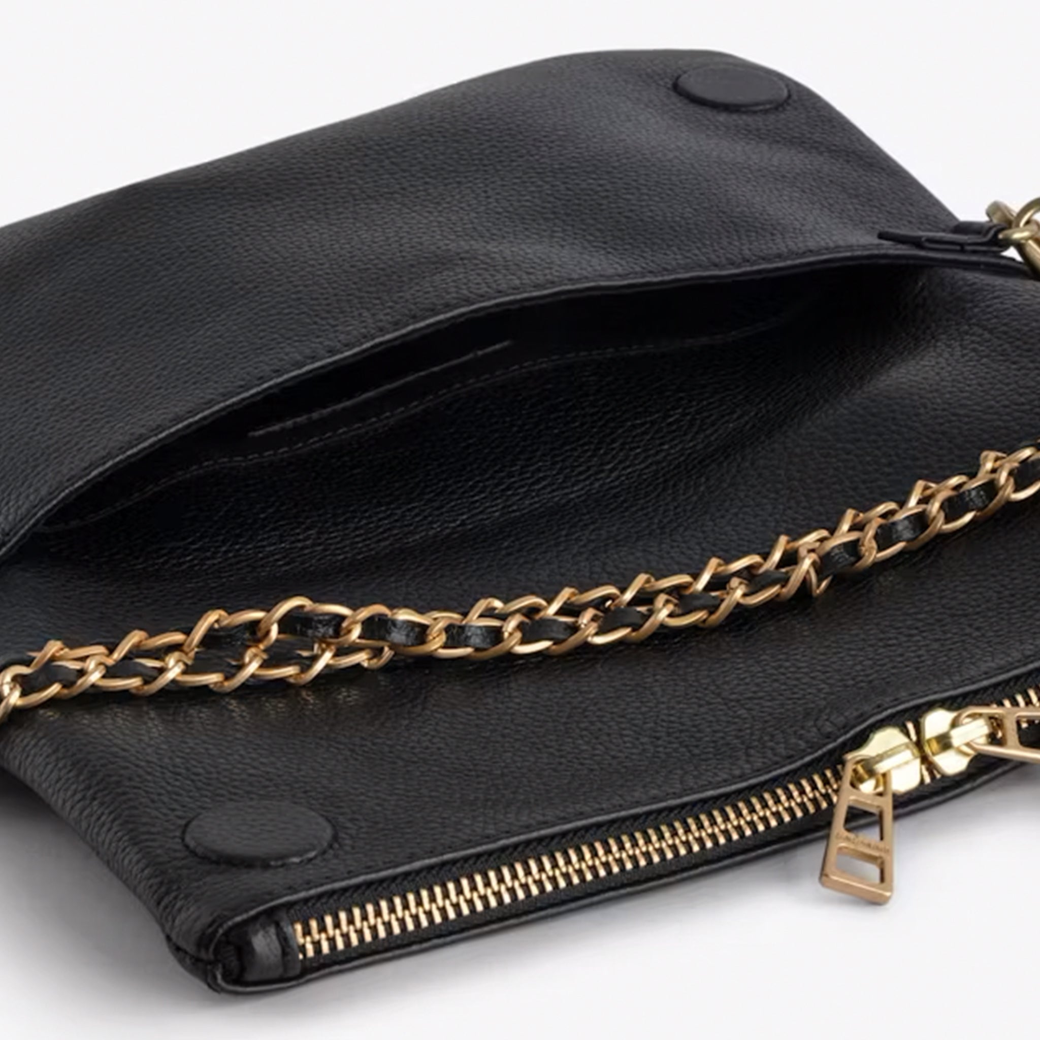ZADIG & VOLTAIRE | Rock Clutch | Noir Gold