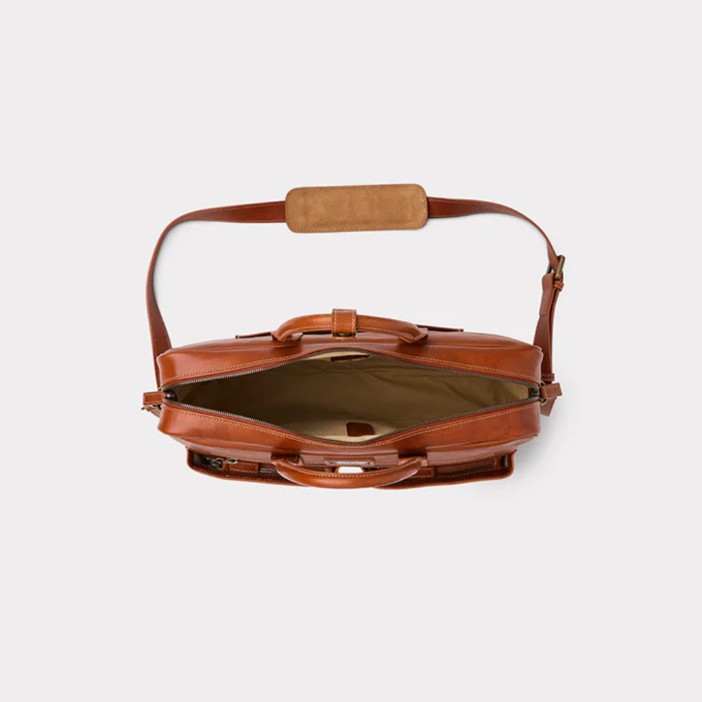 LUCCHESE | Cosimo Briefcase | Cognac